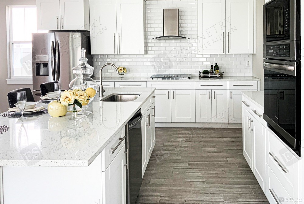 White Shaker Kitchen Cabinets Classic, Kitchen Ideas With White Shaker Cabinets